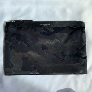 *SOLD* Michael Kors Mens Camouflage Nylon Pouch